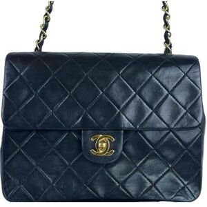 CHANEL CC Lambskin Classic Single Flap Mini